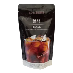 Caffebene Black Pouch Coffee 190 mL