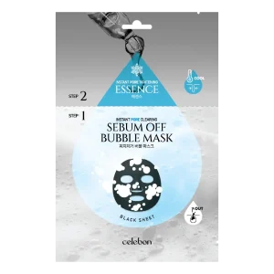 Celebon 2 Step Sebum Off Bubble Mask