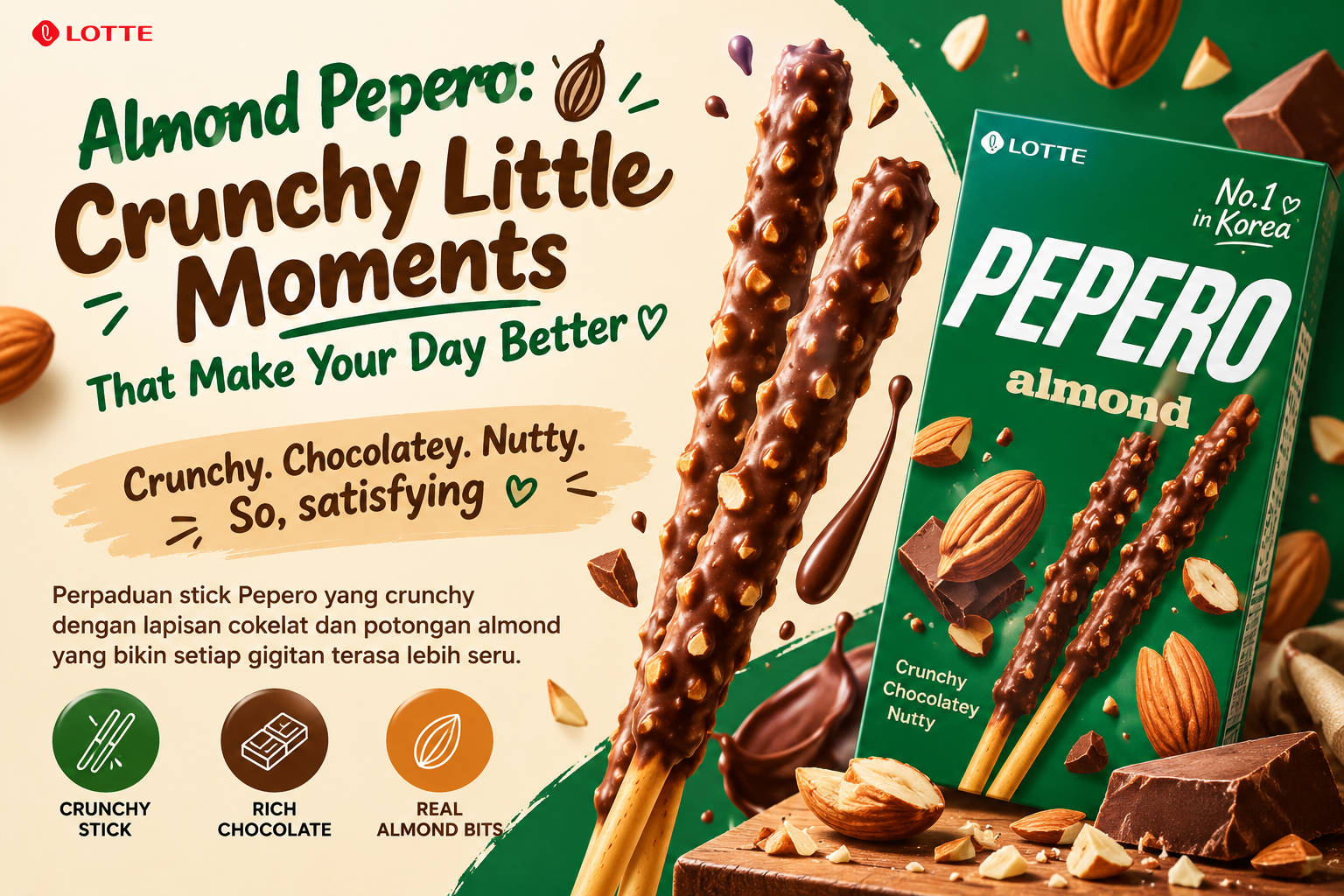 Almond Pepero: Crunchy Little Moments That Make Your Day Better