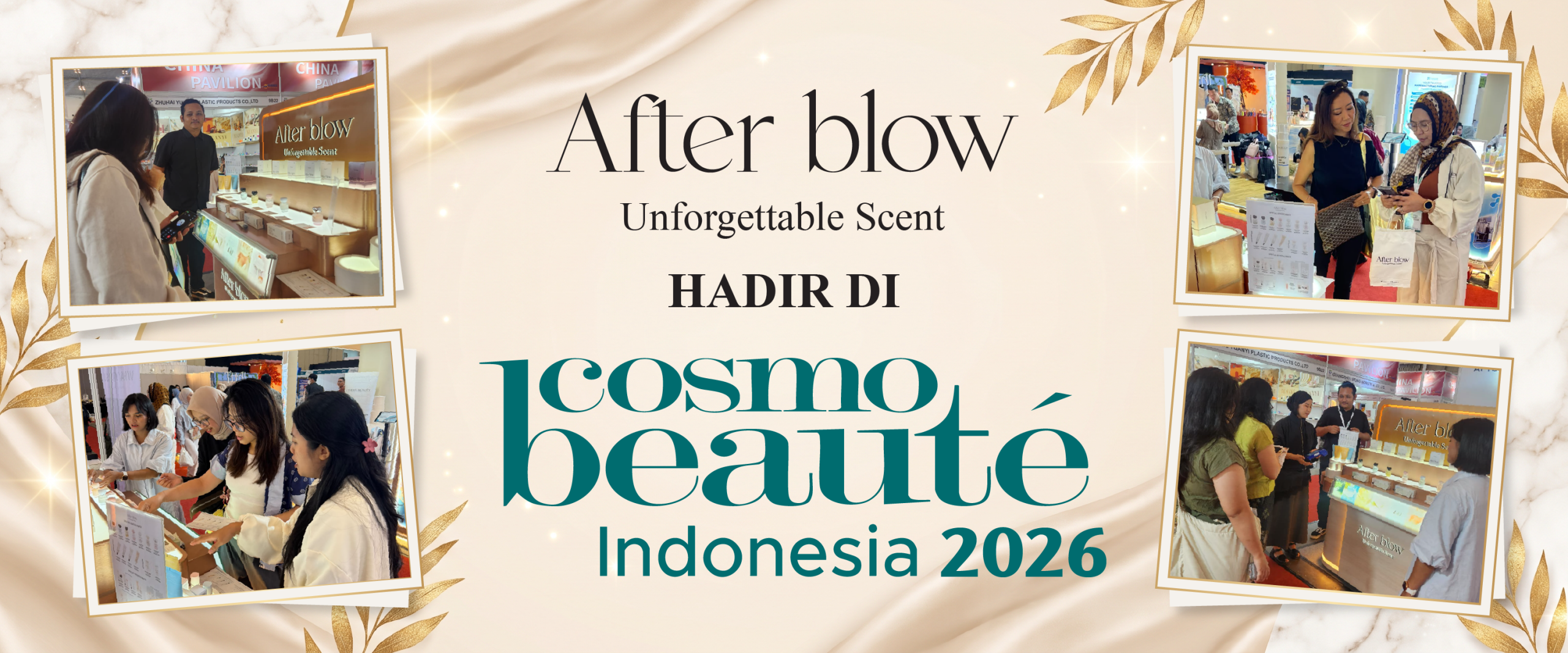 After blow Hadir di Cosmobeaute Indonesia 2026
